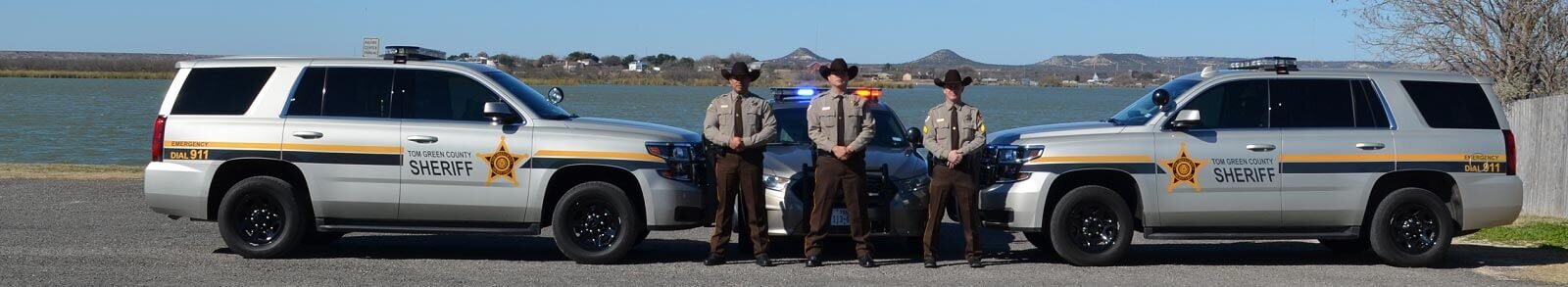 Tom Green County Sheriff Deputies and Vehicles